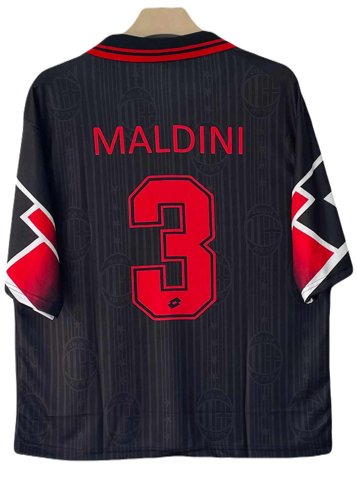 AC Milan Maldini 1997-98 Third kit Five sleeve -P1386 Ms Retro Store