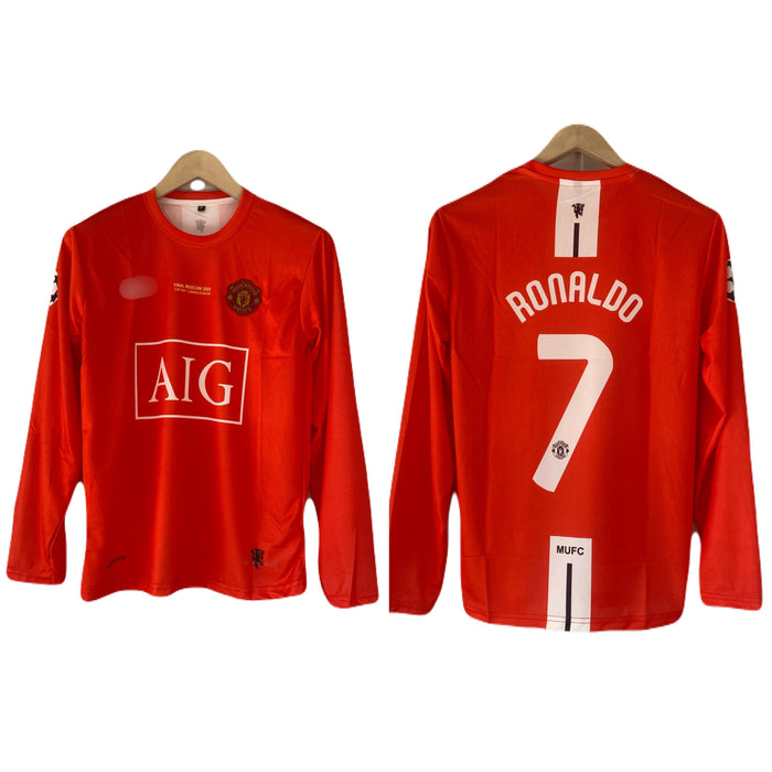 Ronaldo manchester united 2008 full sleeve embroidery - P2573