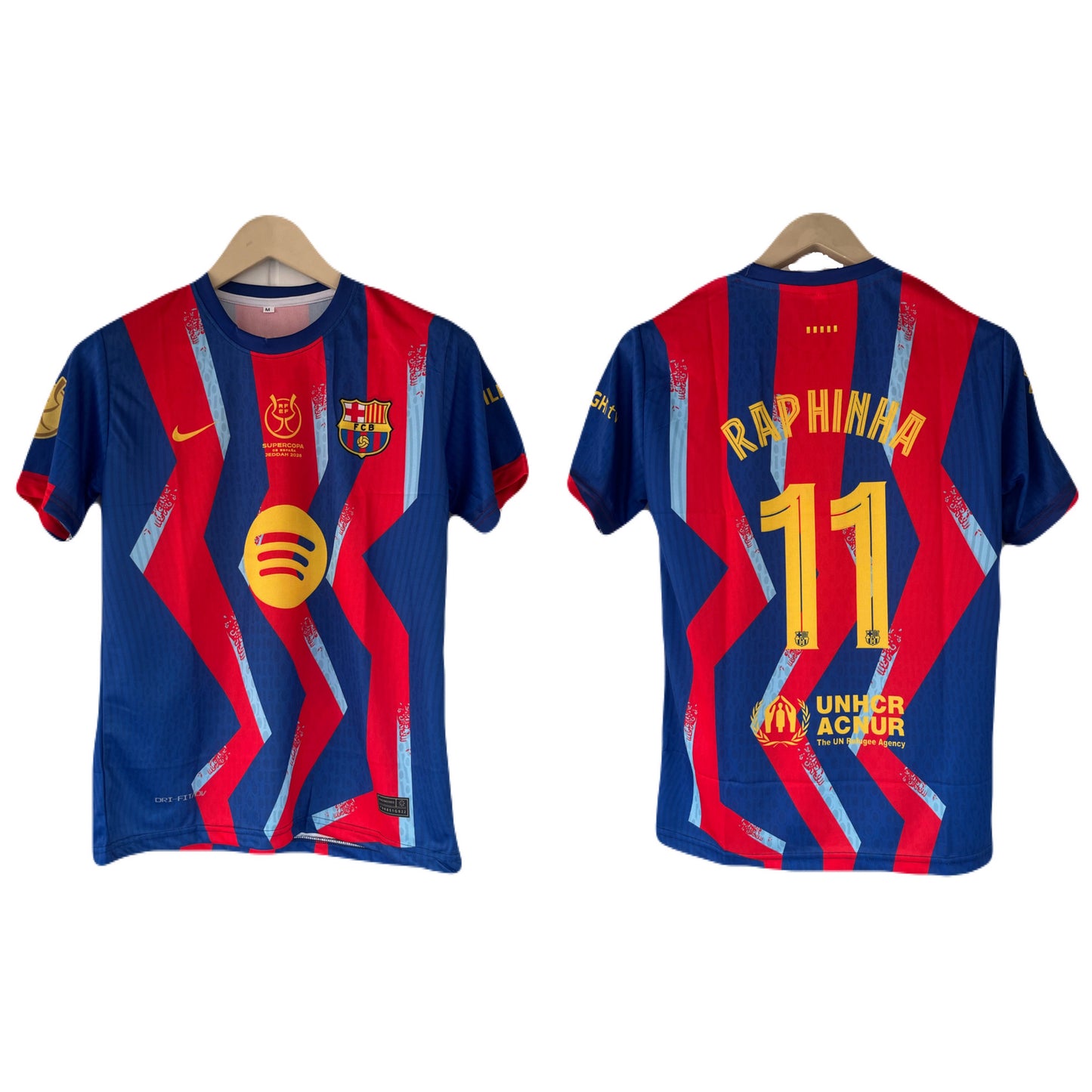 Barcelona 2025/26 Raphina   Half Sleeve Sublimation  sublimation jersey  - Ms Retro Store