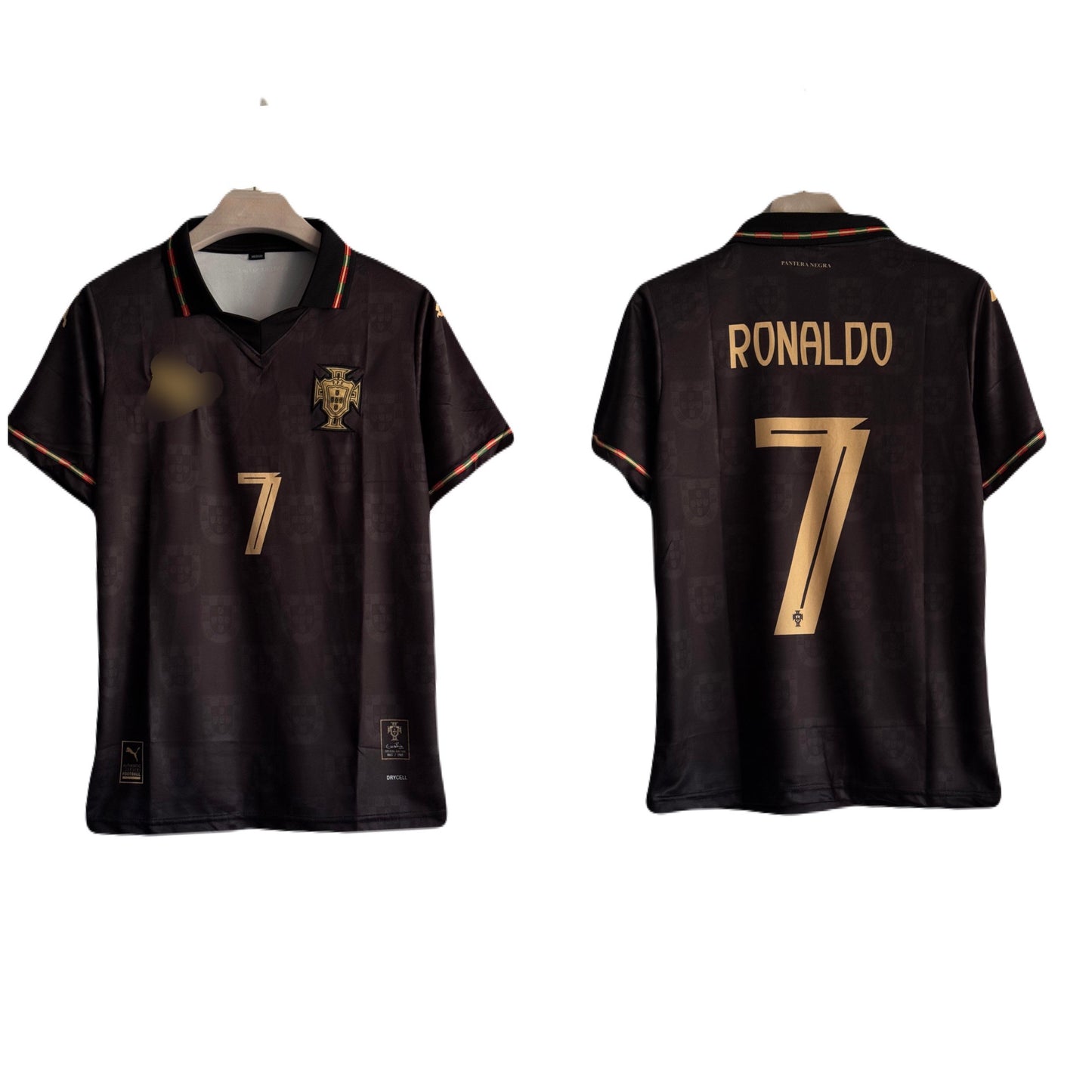 Portugal 2026 Special Black ‘Panter’ Edition Kit Ronaldo Half sleeve -P1170 Ms Retro Store