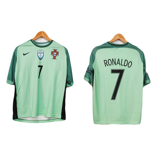 Portugal 2016 Away kit Ronaldo Five sleeve - P291 - Ms Retro Store