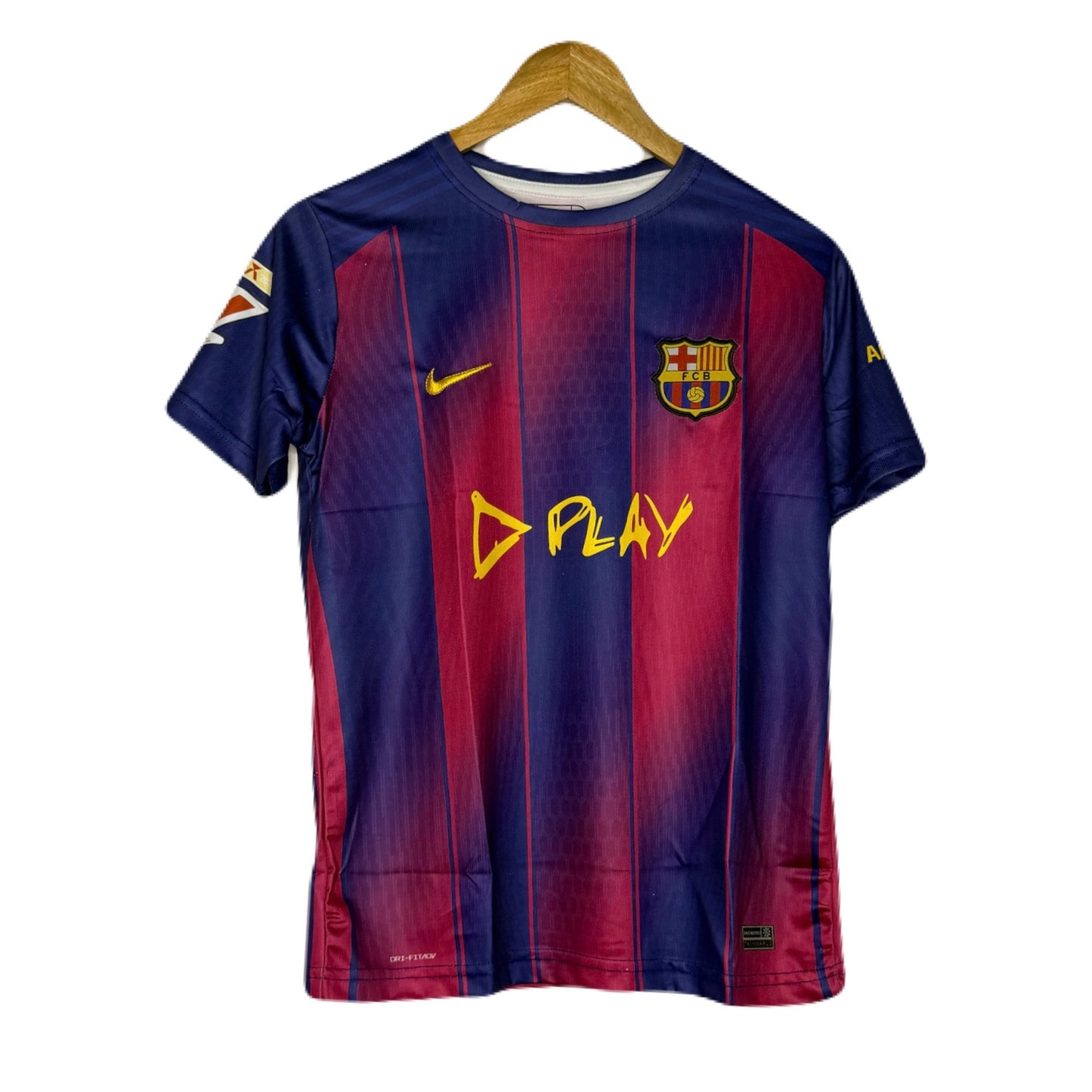 Fc Barcelona 2025-26 Home Kit Embroidery Half Sleeve - P1075  Ms Retro Store