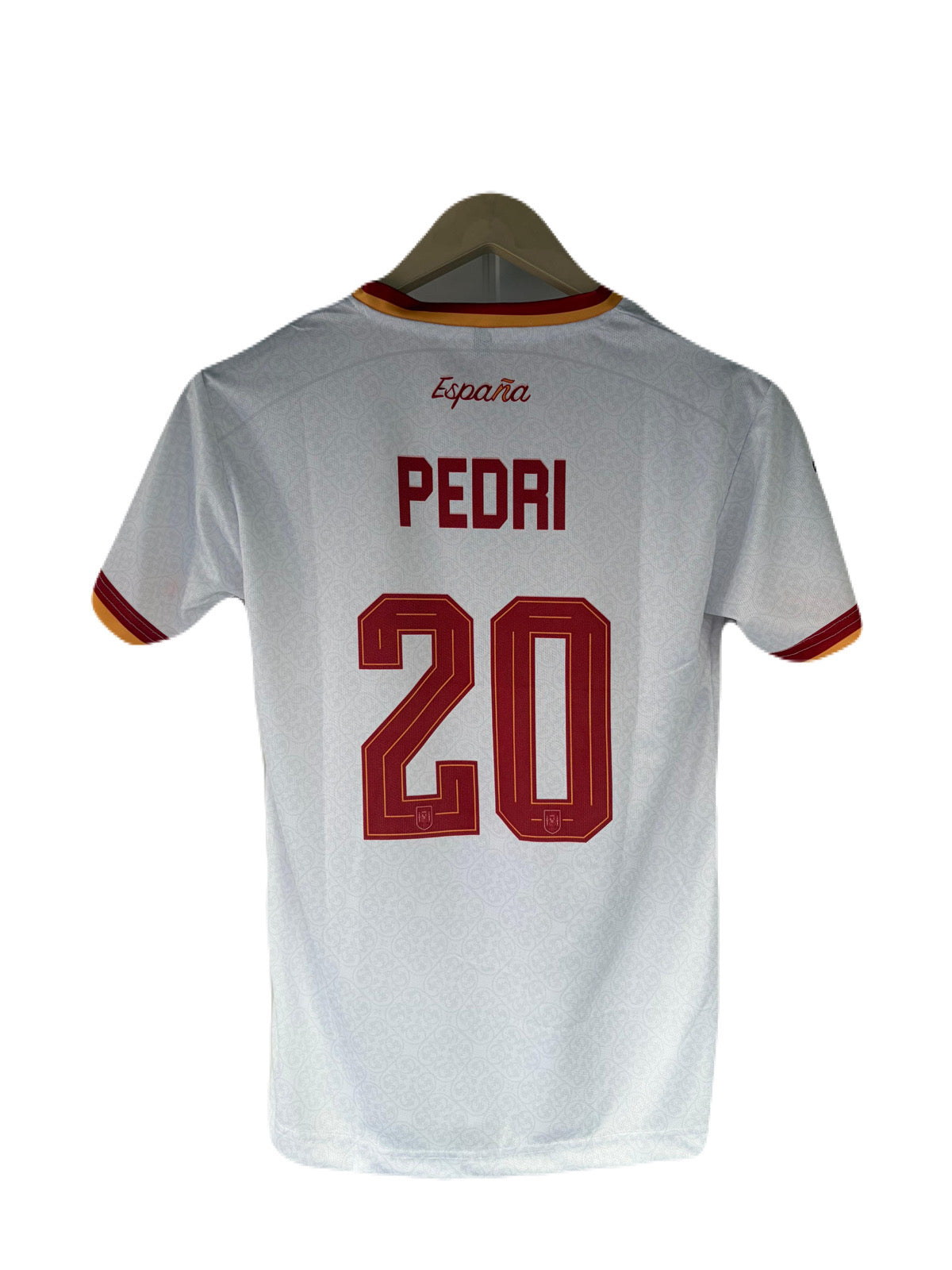 Spain 2026 World Cup Away Pedri  Half Sleeve Crew neck Sublimation Jersey - P1626 Ms Retro Store