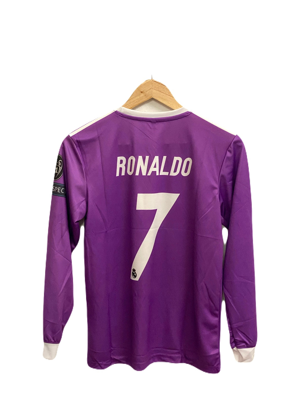 Ronaldo purple real madrid premium full sleeve - ms retro store