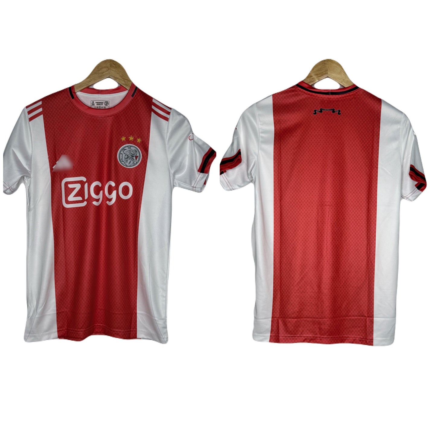 Ajax 2021-22 Home Kit Plain Back Half Sleeve - P1020 Ms Retro Store
