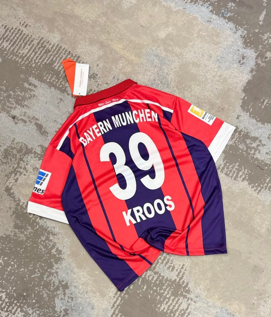 Kroos Bayern premium quality Collar Five Sleeve Jersey  - P2778