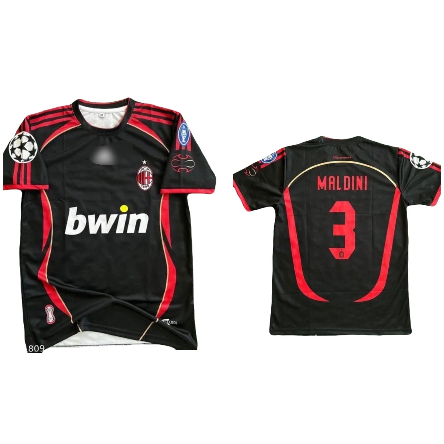 Best retro jersey Acmilan 2007 third kit Maldini 3 - P13 ms retro store