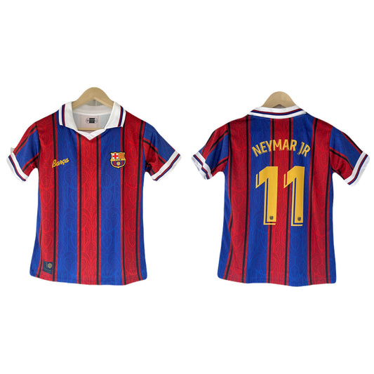 Neymar Barcelona 125th Anniversary Kit Half Sleeve embroidery - P1832
