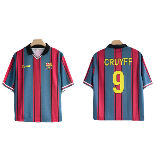 Barcelona 125th edition Cruyff Five Sleeve Collar Sublimation - Ms Retro Store