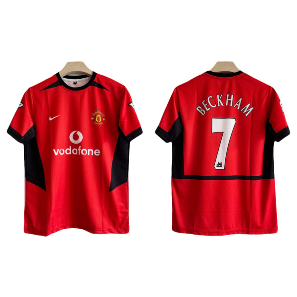 Best retro united beckham 7 home P630  jersey -  - ms retro store