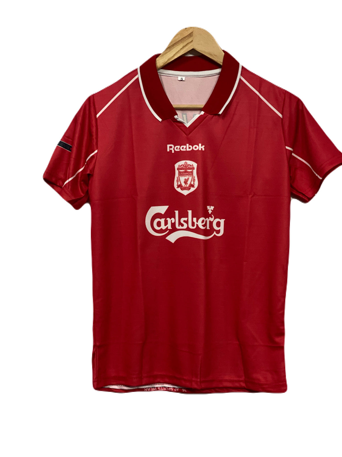 Liverpool 2000-01 Home kit owen Half sleeve - Ms Retro Store