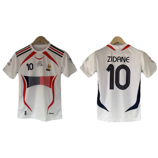 Zidane France 2006-07 Away Kit Half sleeve -