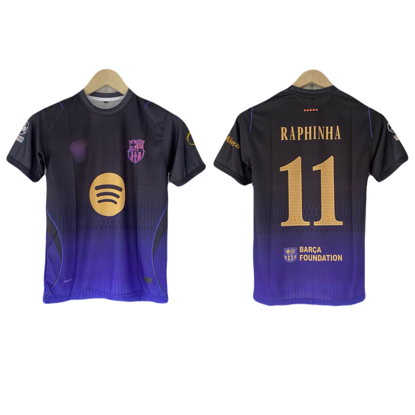 Raphinha Barcelona 2026-27 Away Jersey Half Sleeve Sublimation -  P2443
