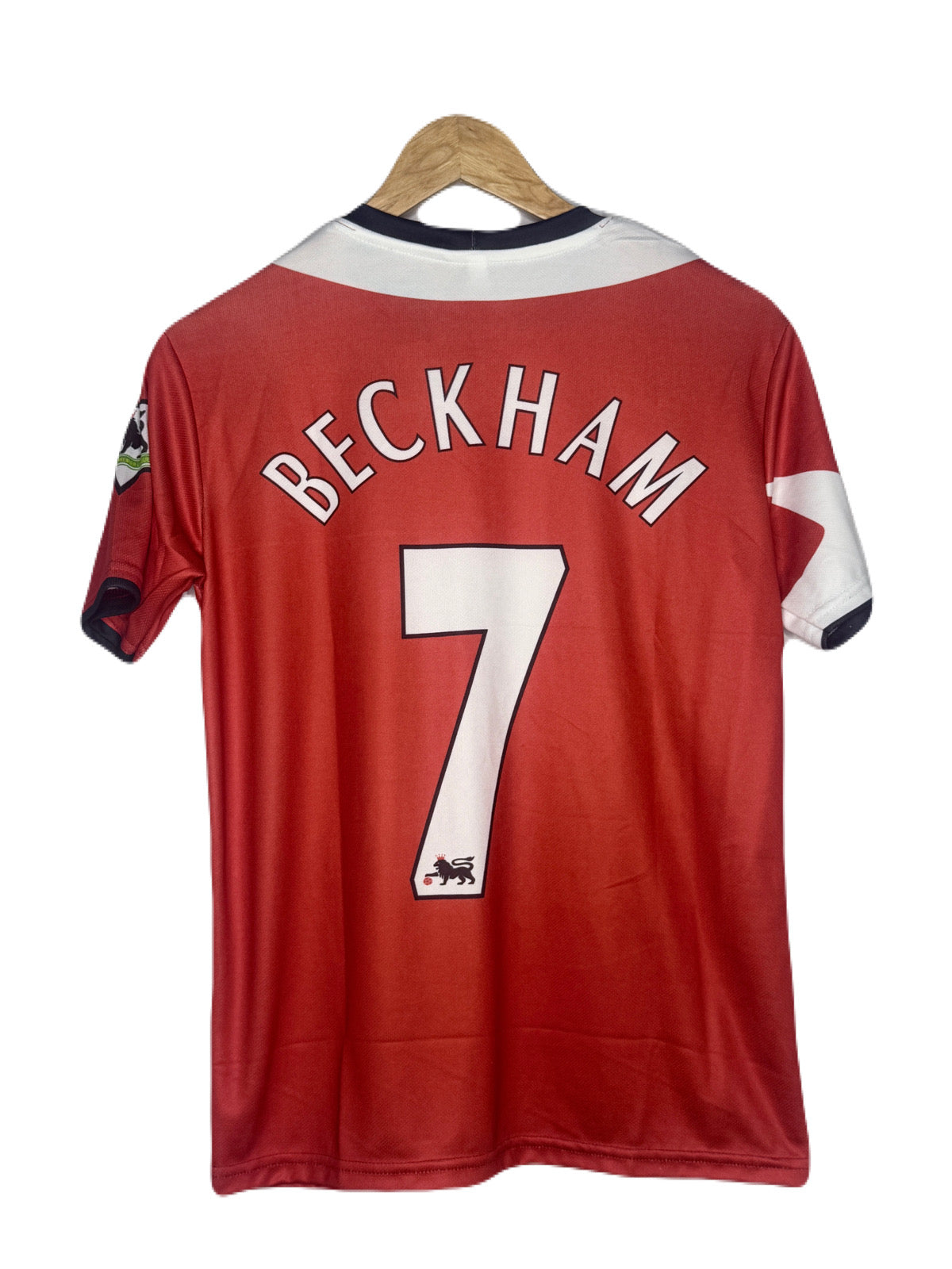 Best retro united Beckham 7 home jersey - P342 ms retro store – MS