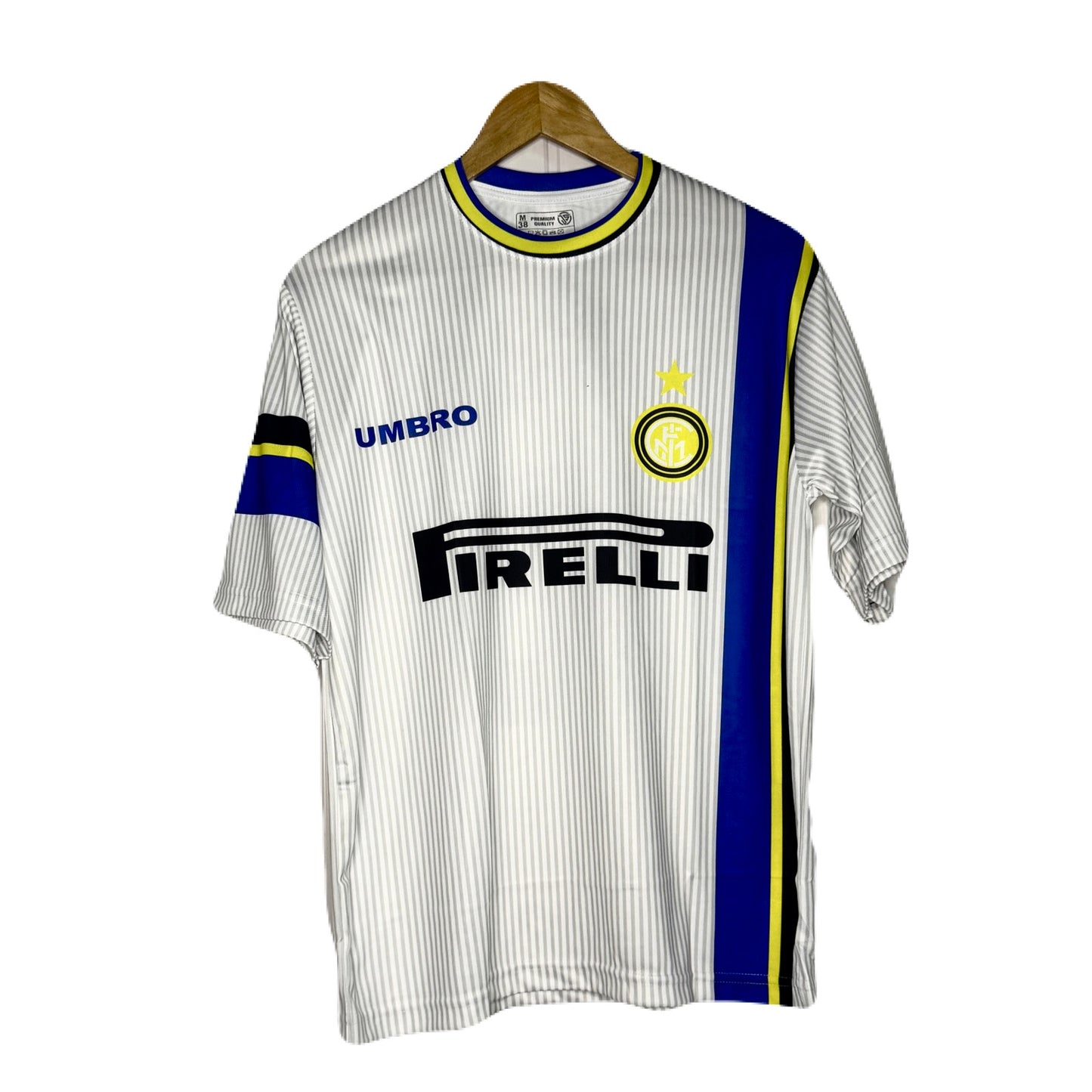 Inter Milan 1997-98 Home Kit Ronaldo Five Sleeve - P716 - Ms Retro Store