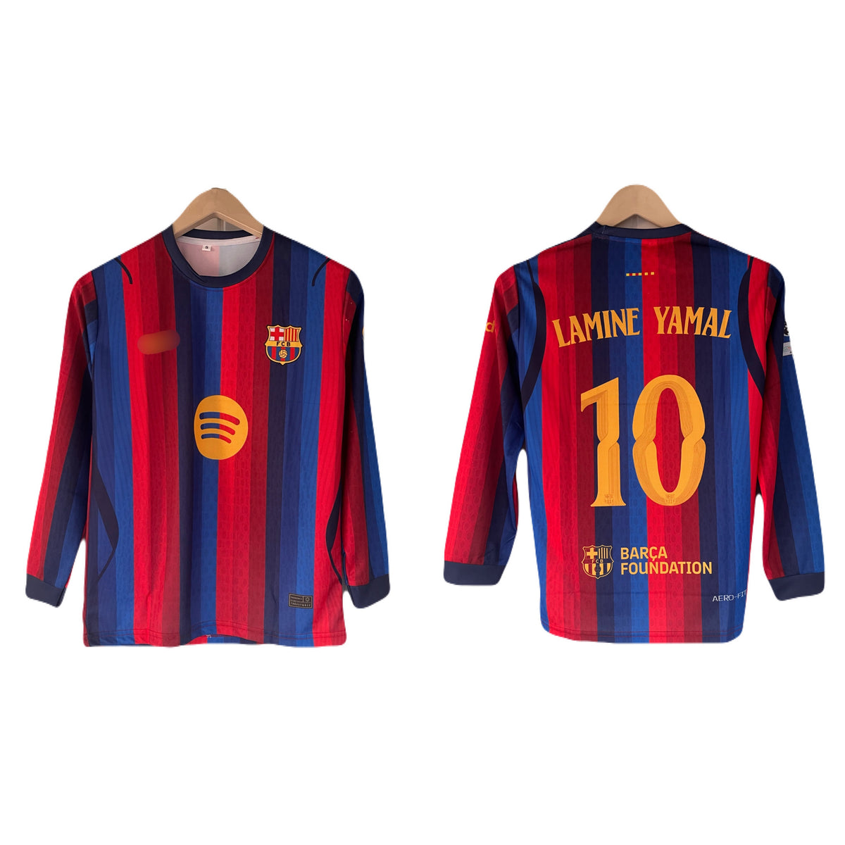 Yamal Barcelona 2026-27 home kit full sleeve sublimation Jersey -P2491