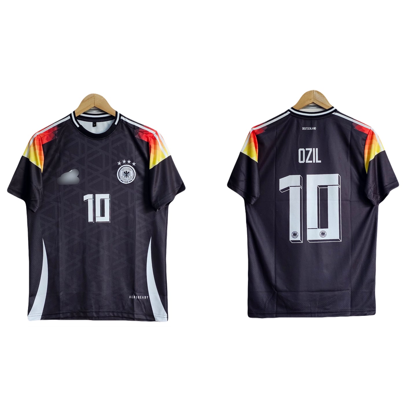 Ozil Germany 2018 Away half sleeve -