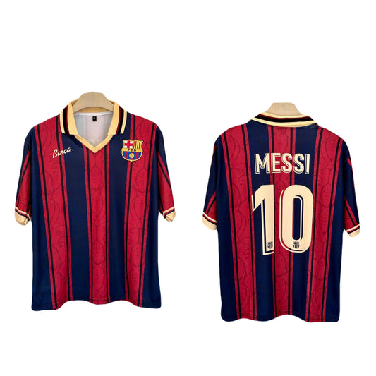 Barcelona special kit five sleeve messi - ms retro store