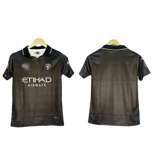 Manchester City 2025-26 Away Kit Half Sleeve - Ms Retro Store P1208