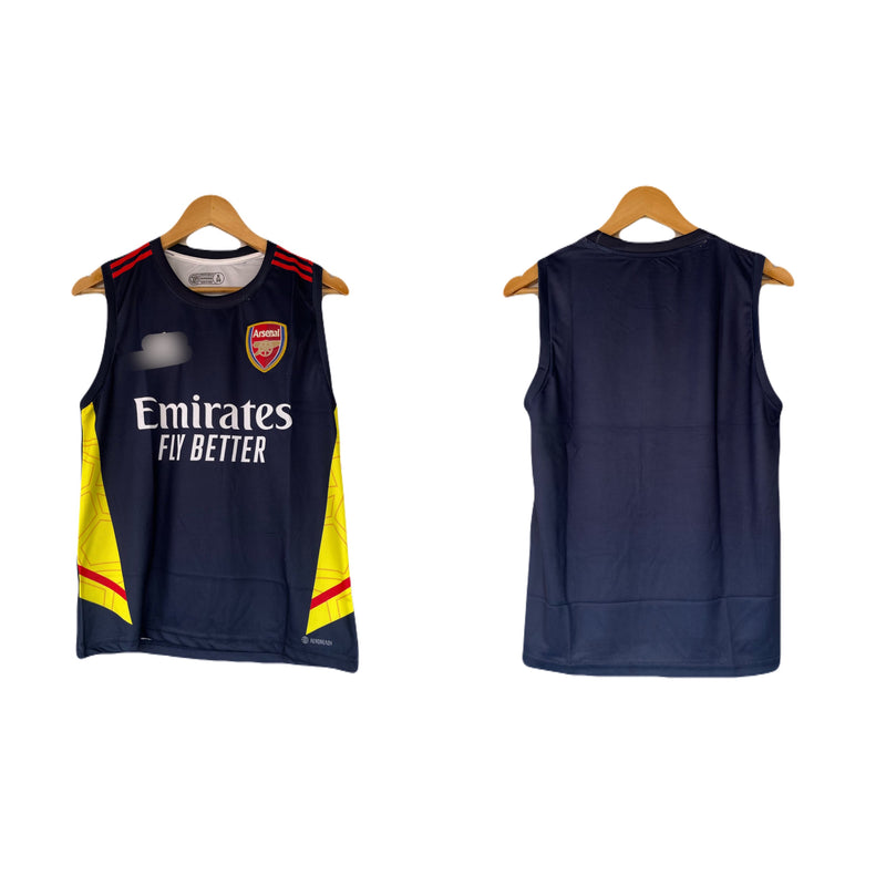 Arsenal plane back sleevless bibs embroidery -  ms retro store