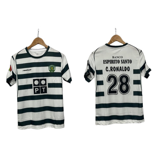Retro jersey sporting Ronaldo 2001/03 Half sleeve jersey  - ms retro store
