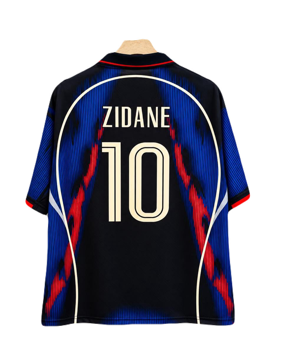 Zidane France Five sleeve Collar Sublimation jersey - P2748