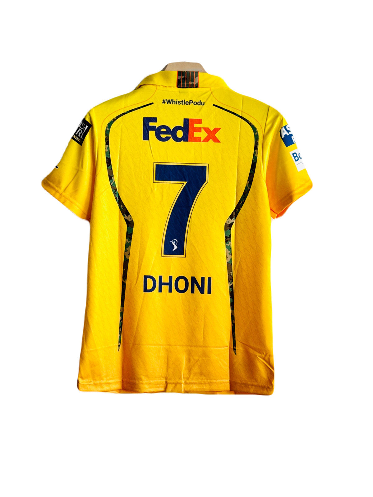 Chennai super kings 2026 IPL Dhoni Half Sleeve Collar Premium Embroidery jersey - P1460 Ms Retro Store