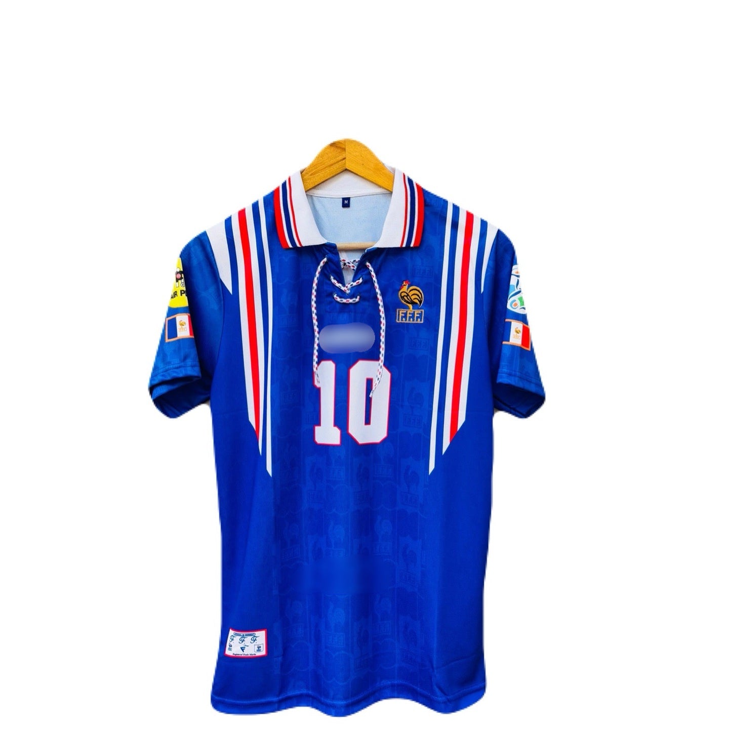 France 1996 lace-up collar zidane  P79 - ms retro store