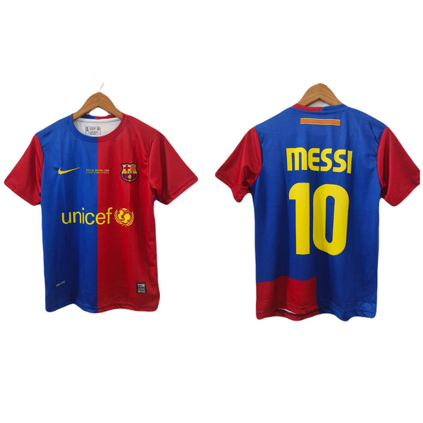 Messi Barcelona 2009 UCL final edition jersey embroidery P159