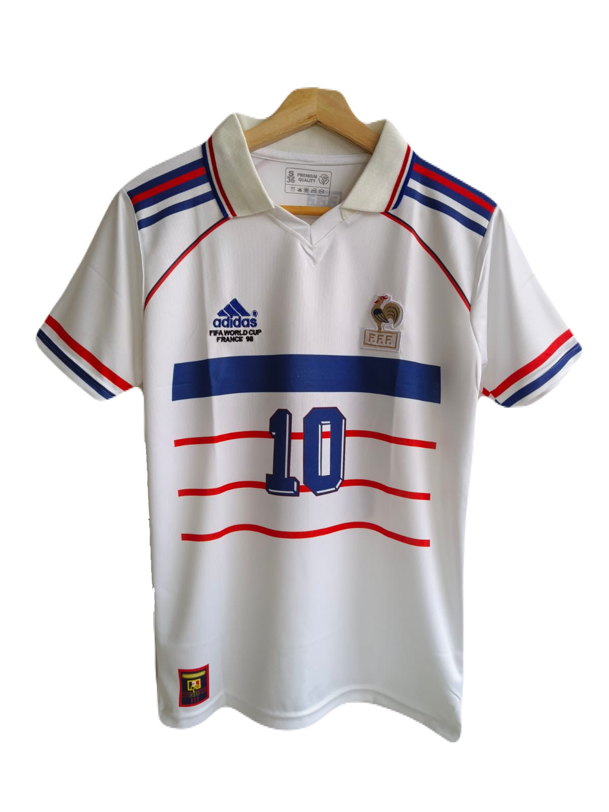 Best Retro jersey France 1998 World cup edition Collar type - ms retro store