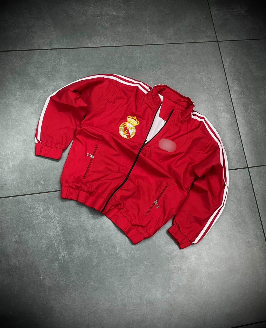 Real Madrid adidas track jacket full sleeve zip type - P2387