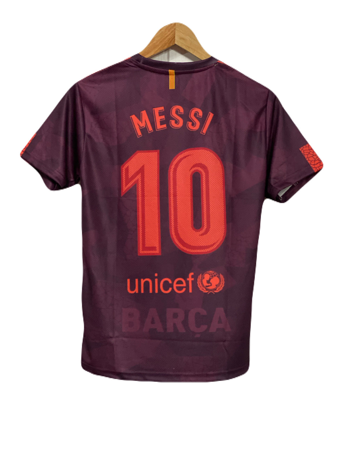 Fc Barcelona 2017-18 Third kit Messi Half sleeve - P421 - Ms Retro Store
