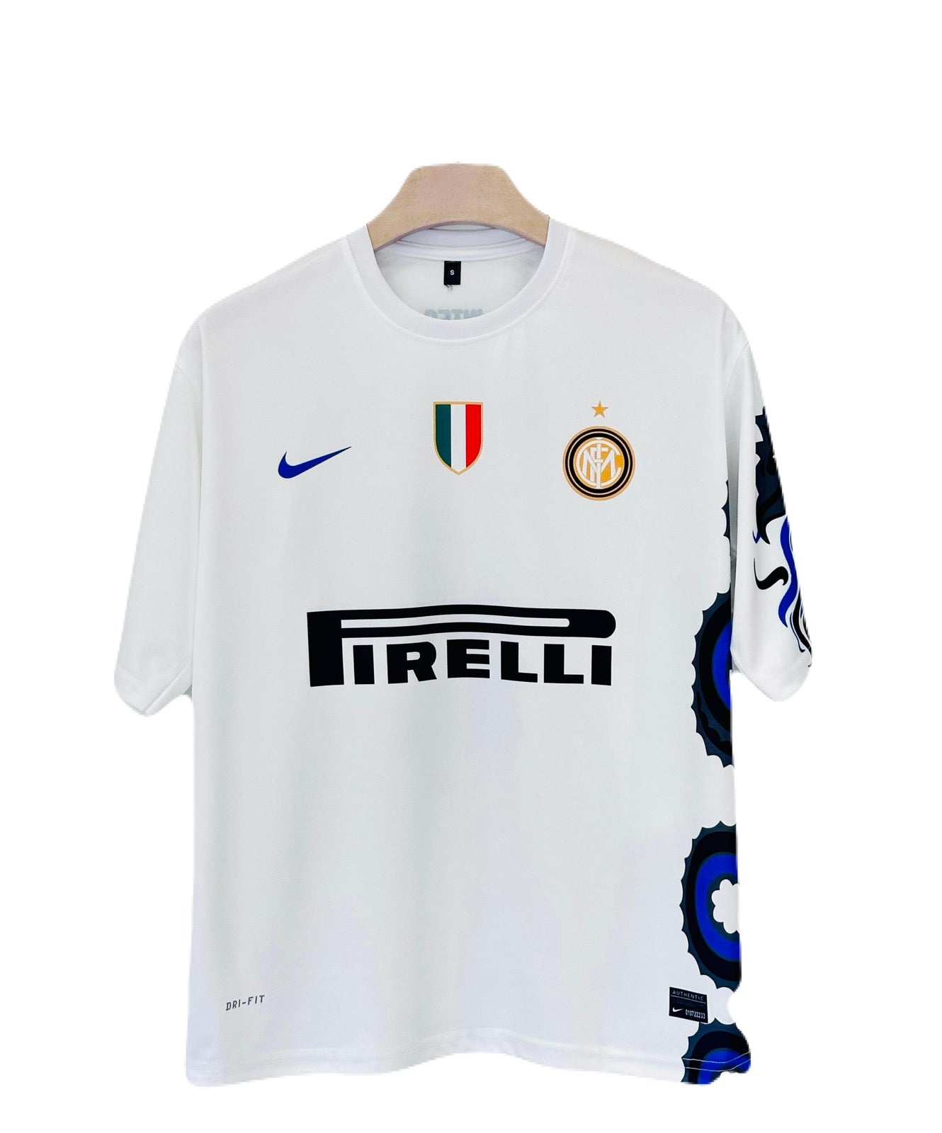 Inter milan zanetti Five sleeve Roundneck Sublimation - P1580 Ms Retro Store