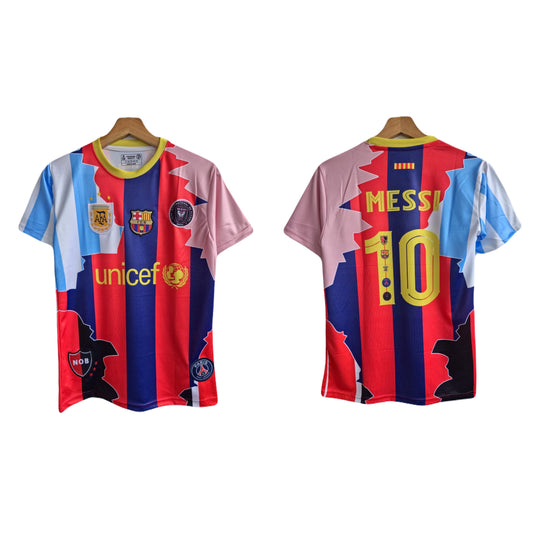 Leo messi all time club jersey embroidery Limited edition