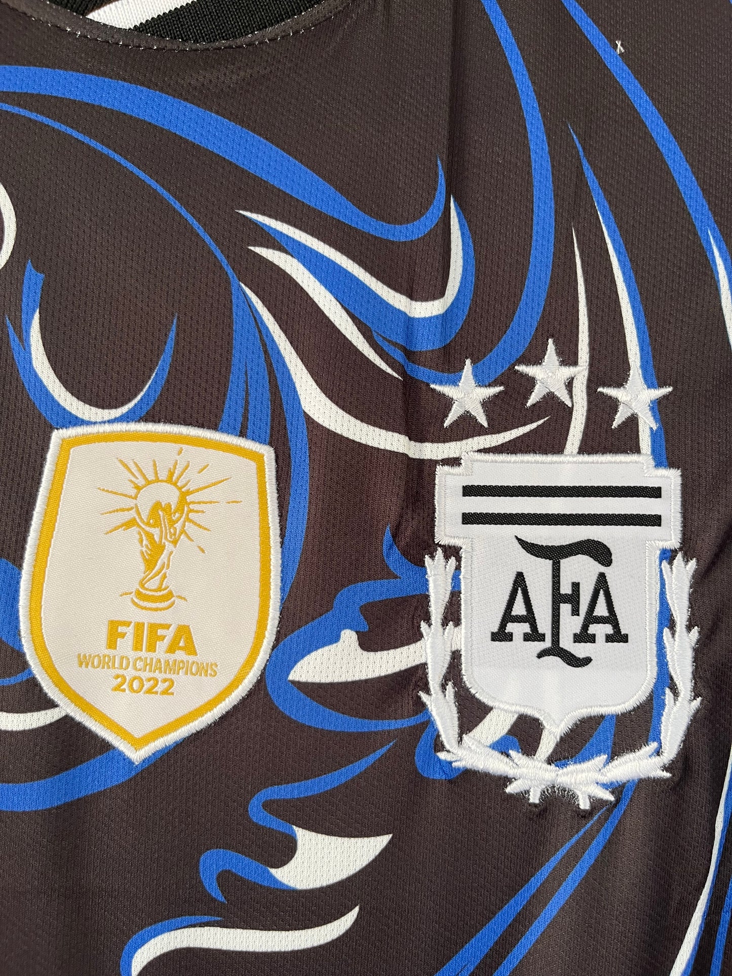 Argentina 2026 Worldcup messi Away Half Sleeve Trio Embroidery Jersey - Ms Retro Store