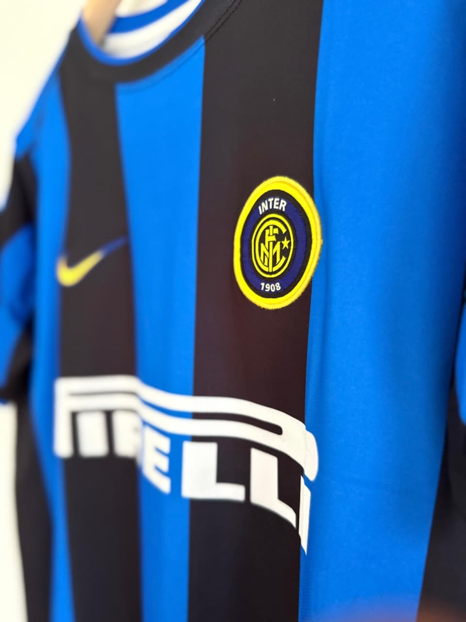 Inter Milan 1999-00 Home Kit Ronaldo Half Sleeve P1236 - Ms Retro Store