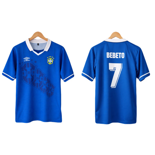 Retro Brazil Bebeto 1994 Five Sleeve Embroidery - Ms Retro Store