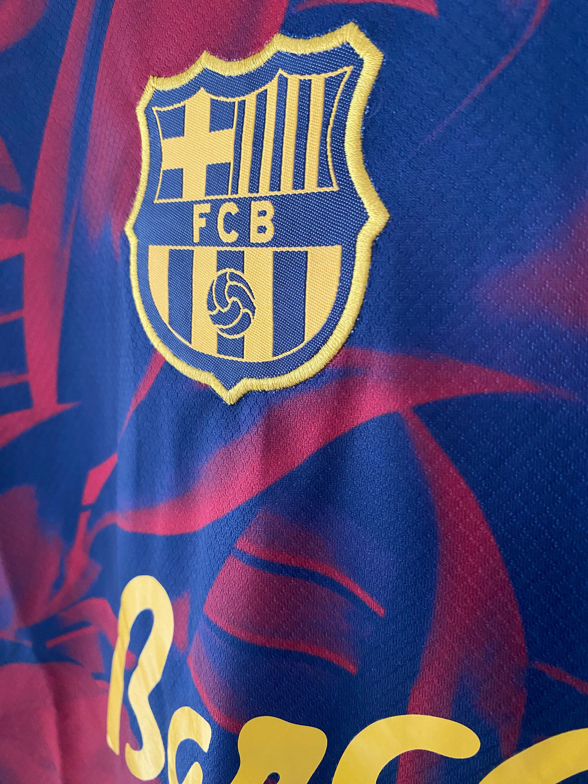 Barcelona special Imported fan version Half sleeve jersey -P2513