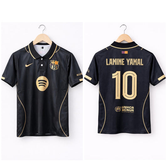 Barcelona 2025-26 Yamal special edition Polo Half Sleeve -Ms Retro Store