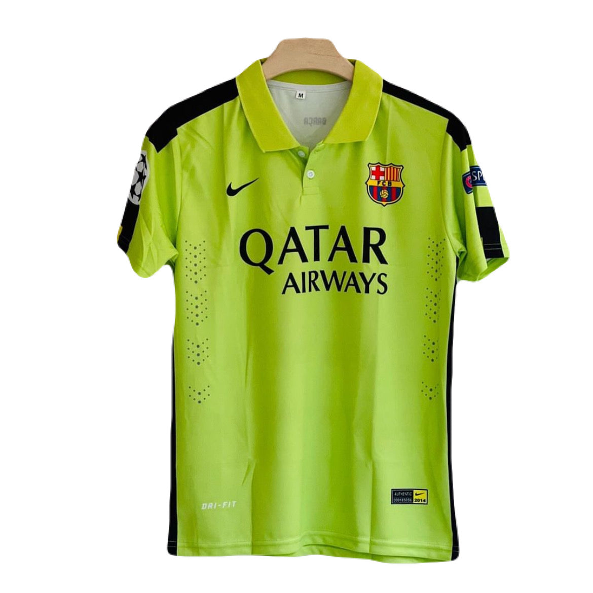 NEYMAR BARCELONA 2014-15 THIRD KIT HALF SLEEVE