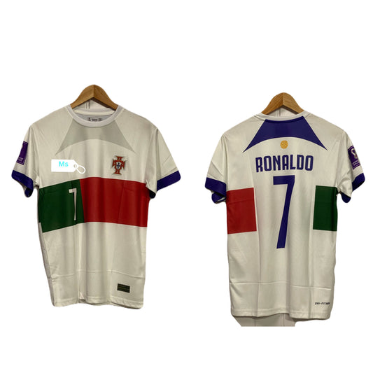 Portugal 2022 away jersey ronaldo - ms retro store