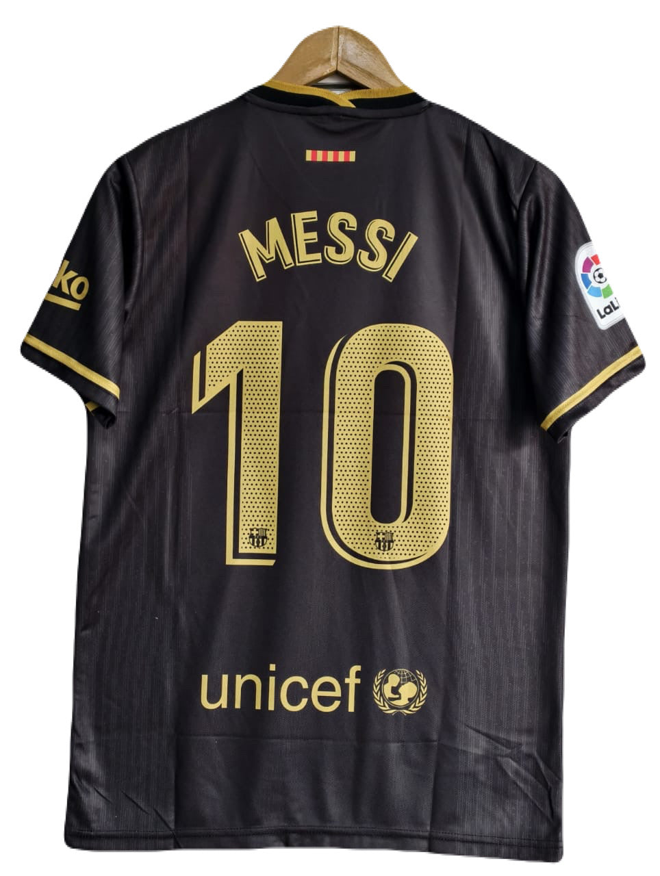 Barcelona 2020-21 Messi Half Sleeve Embroidery Jersey - P1416 Ms Retro Store