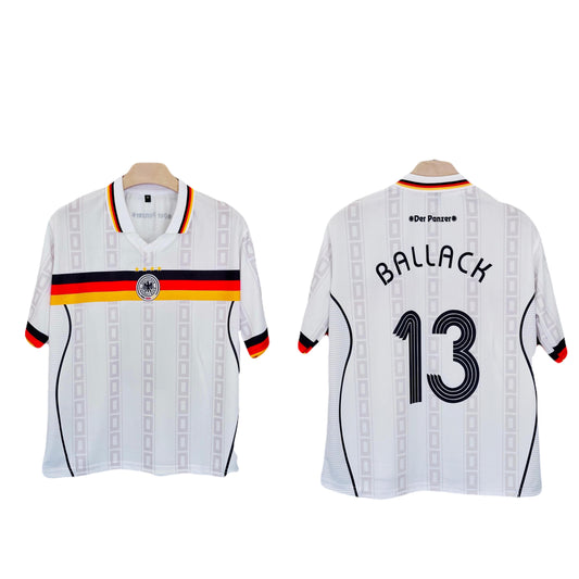 Germany 1992-94 Home Kit Ballack Five Sleeve -P1266 Ms Retro Store
