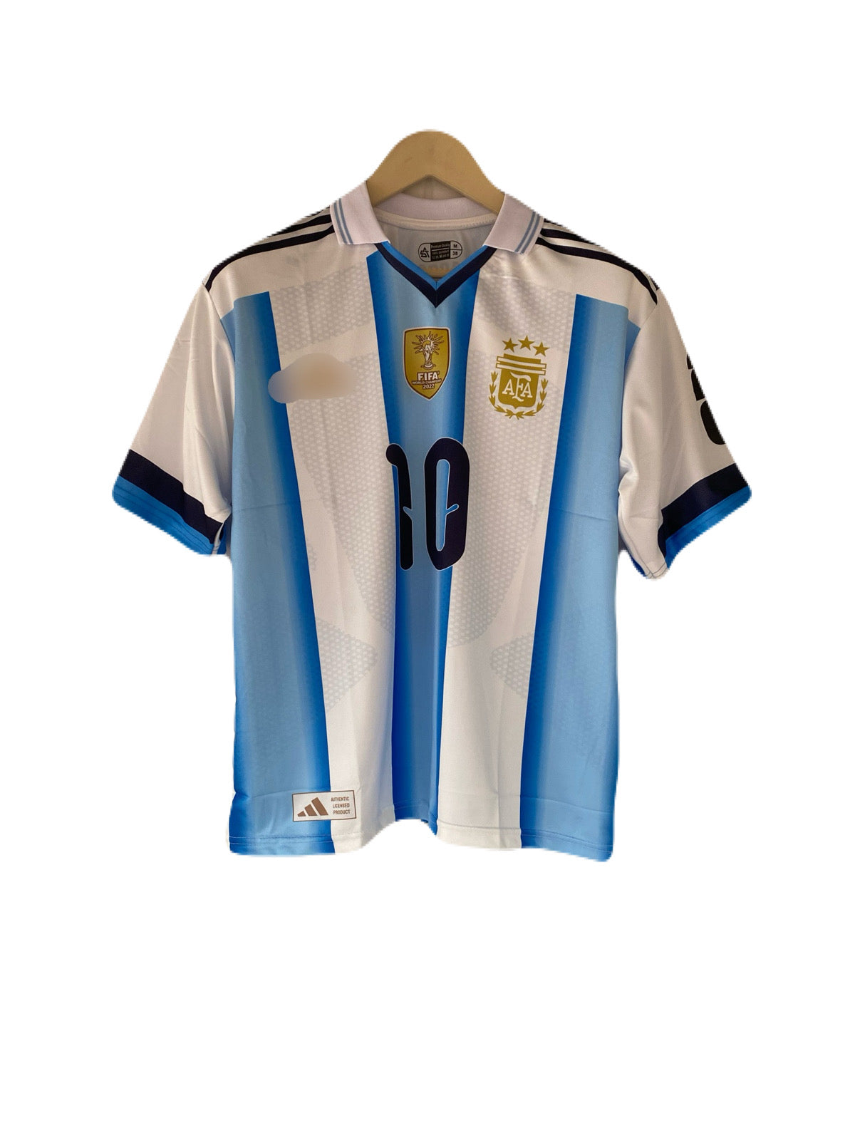 Messi Argentina Five sleeve Collar Sublimation jersey - P2150