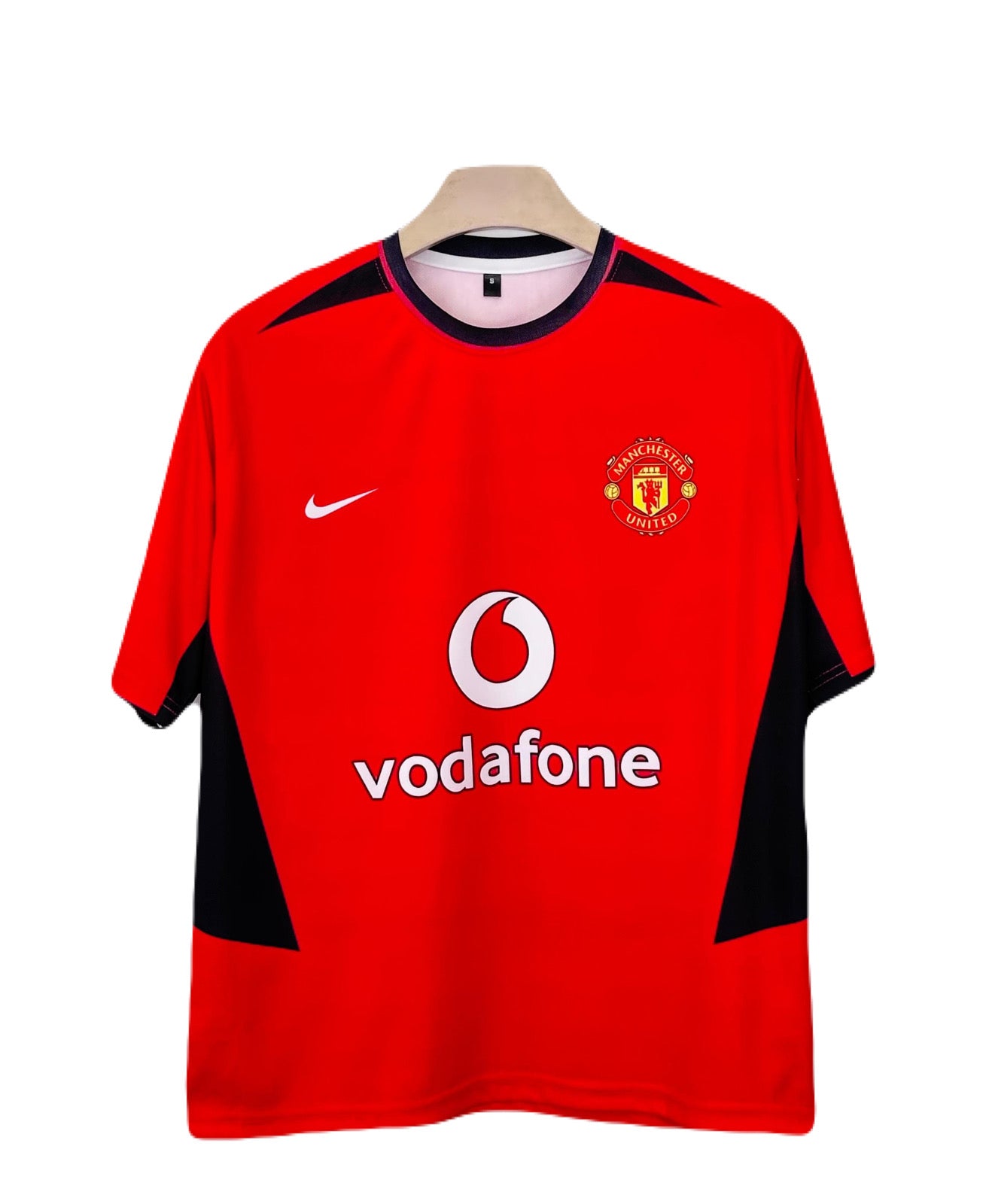 Manchester United 2002-2004 beckham Five sleeve Roundneck Sublimation -  P1437 Ms Retro Store