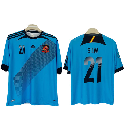 Spain Silva 21 Five sleeve jersey Loose fit