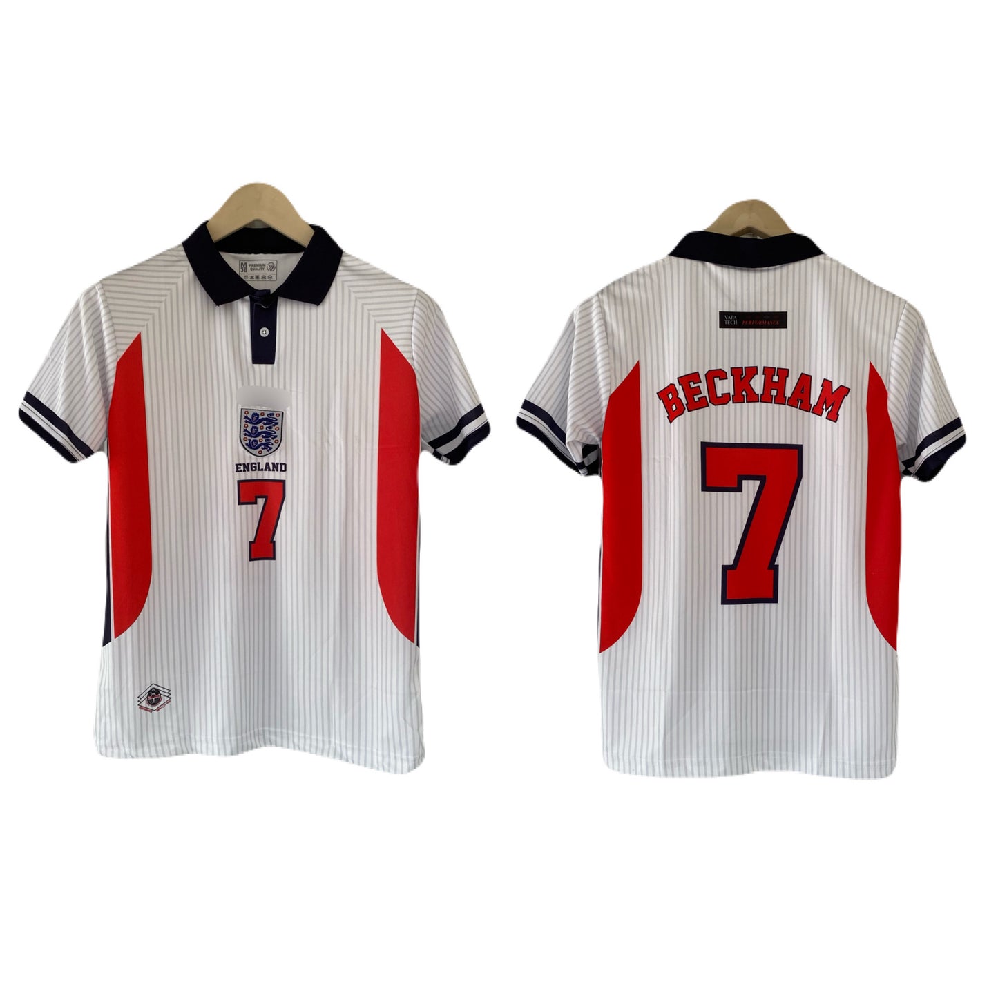 England 1998 Home kit Polo P349 - Ms Retro Store