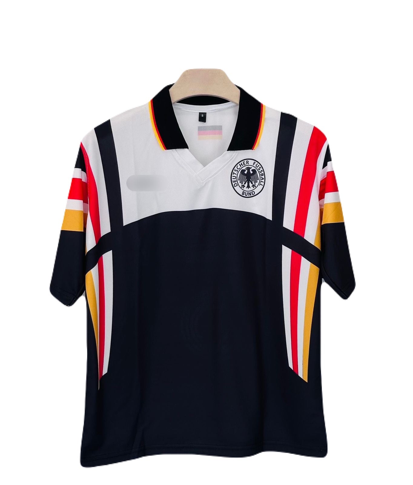 Germany 1996 Home Kit Beckenbauer Five Sleeve - Ms Retro Store