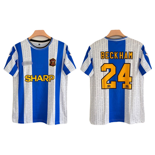Beckham manchester united Half Sleeve embroidery jersey - P2171