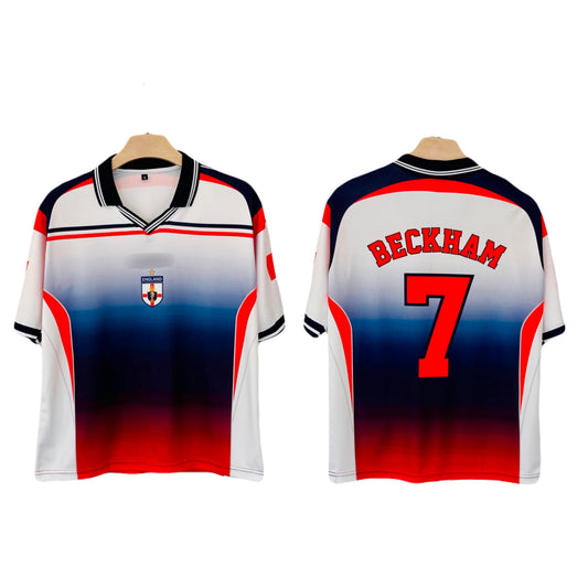 Beckham England Five sleeve Collar Sublimation jersey - P2593